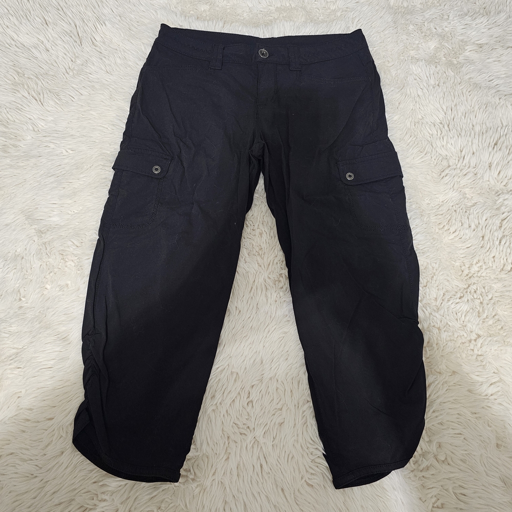 Eddie Bauer Black Capris Relaxed Fit